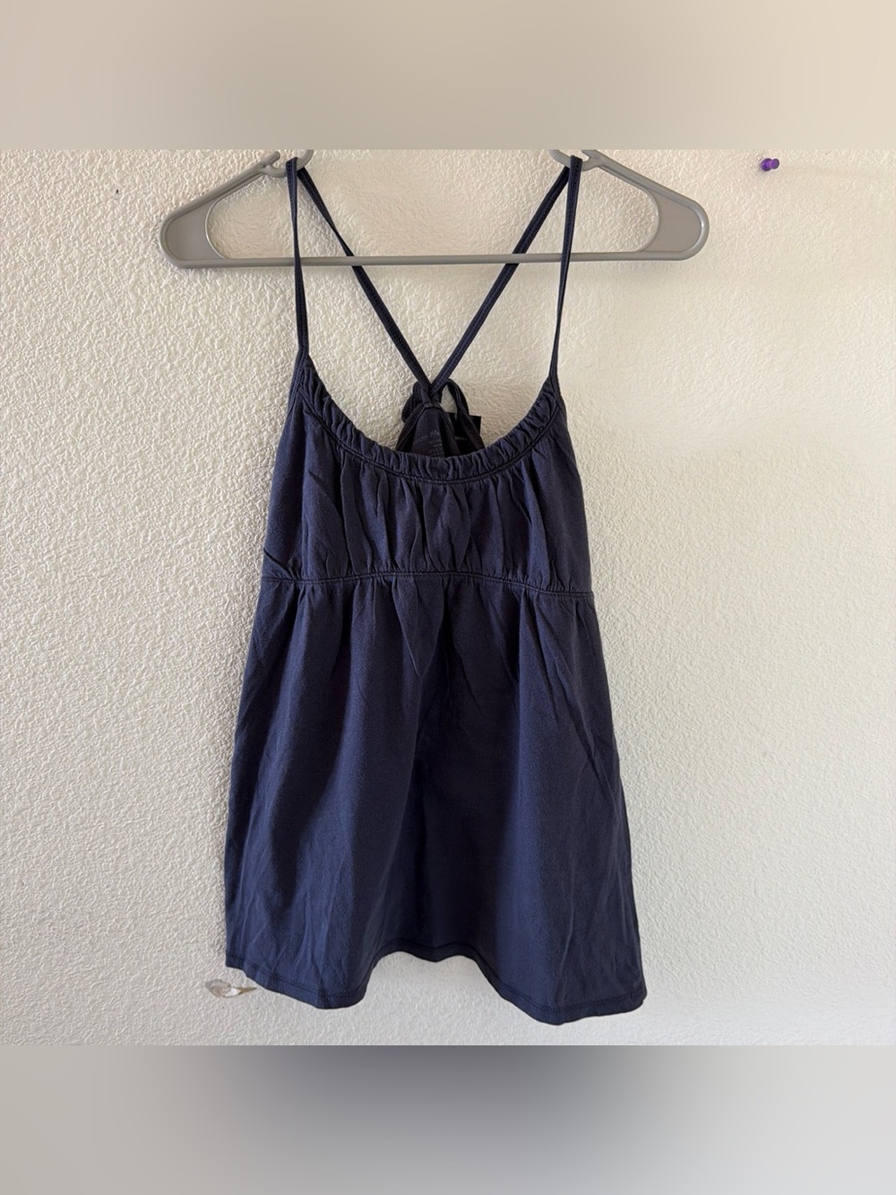 Brandy melville faded Blue Spaghetti Strap Tank Top